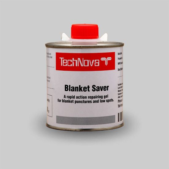 substrate repair, blanket maintenance, low spots repair, repairing gel for blanket, blanket puncture repair