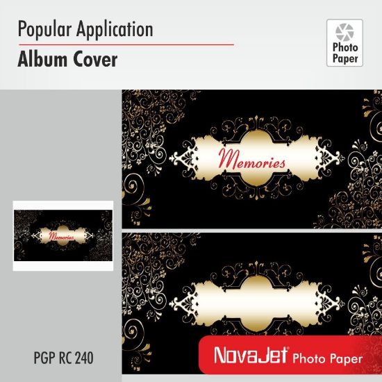 Photo gloss paper, inkjet media, photo printing paper, resin coated media, roll form