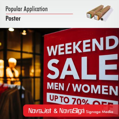 banner media, PET film,gloss finish