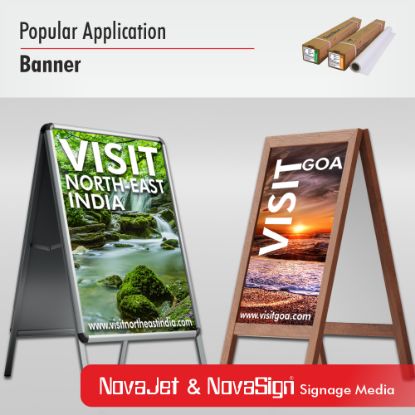 Banner media, satin finish, polyester fabric,inkjet printing, eco solvent, solvent printing, backlit application